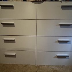 8 Drawer White Dresser