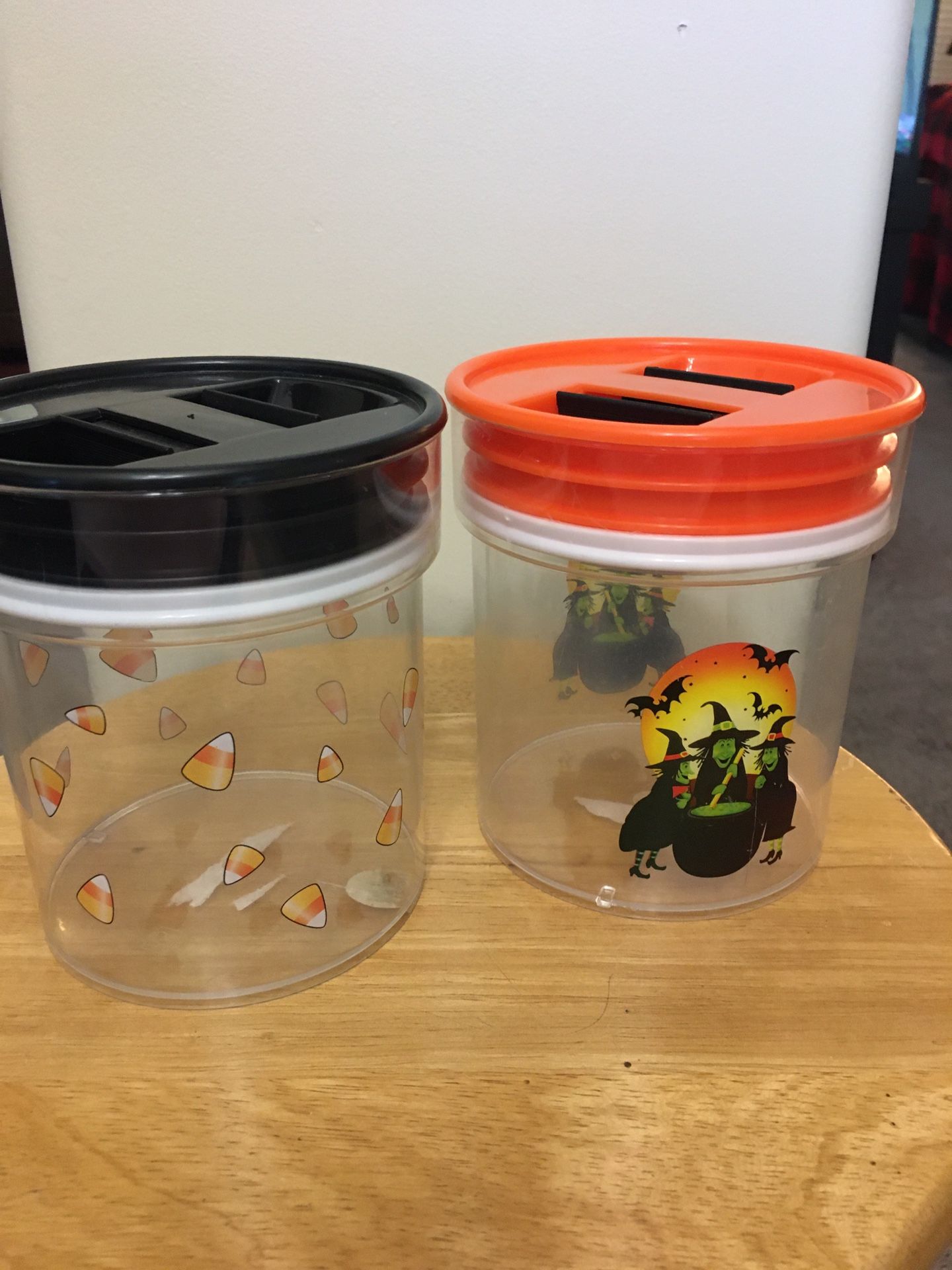 2 Plastic Storage Containers 