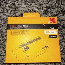 Kodak Mini 3 Retro 3x3” Portable Photo Printer P300R Yellow - Open Box