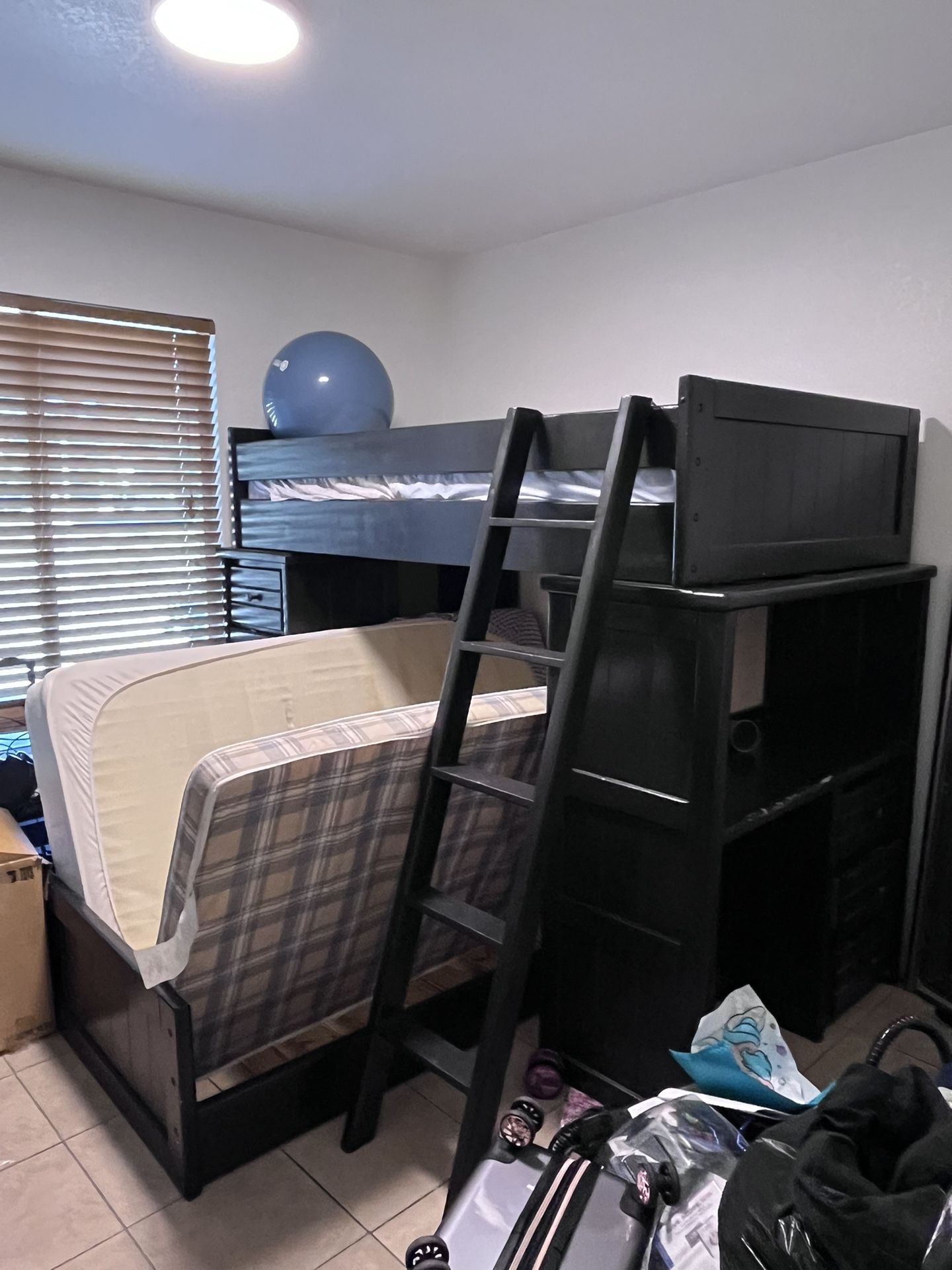 Crate & Barrel Bunk bed set 
