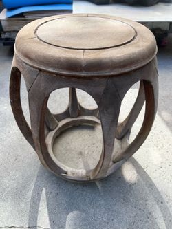 Set of Antique Oriental Stools (Unstained)