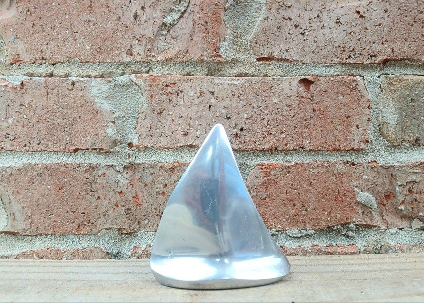 Vintage Hoselton Small Aluminum Sailboat Figurine