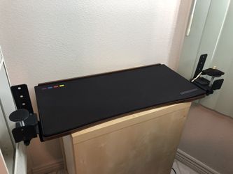 Easy Clamp On Large Keyboard Tray under Desk