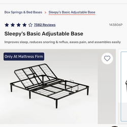 King size adjustable bed frame