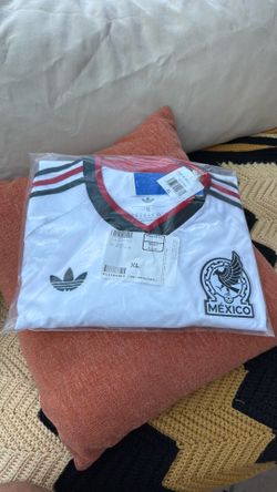 Mexico White Long Sleeve Jersey Adidas XL