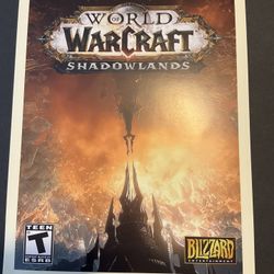 New World WarCraft Shadowlands 8 x 10 poster