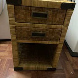 Wicker Side Table