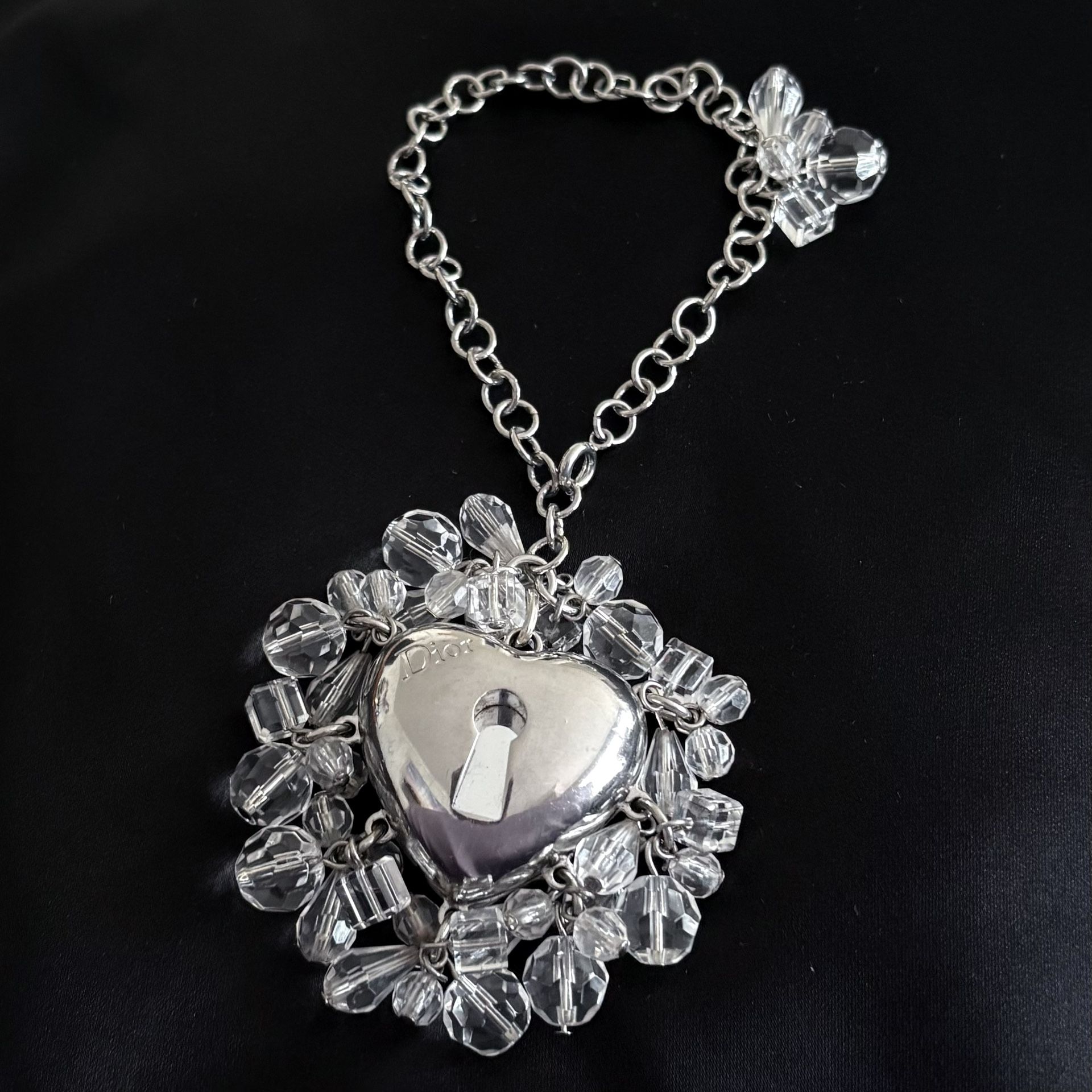 Christian Dior Pretty Charms Heart Locket Bracelet