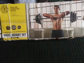 Build and strengthen muscle including 2 pieces 5 foot bar 2 standard weights25Lb 2 of 15Lb to of 10Lband 2 clip collars