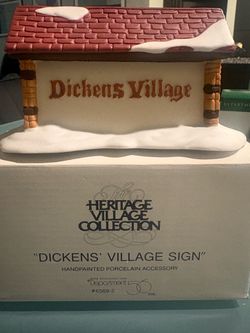 Department 56 Dickens' Village Sign Figurine
