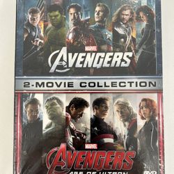 Marvel The Avengers Epic Superhero Double Feature Age of Ultron 2 Movie, DVD, Sealed 🔥 