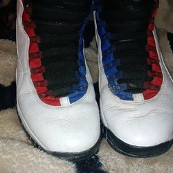 Red, Blue, White Jordans Size 8