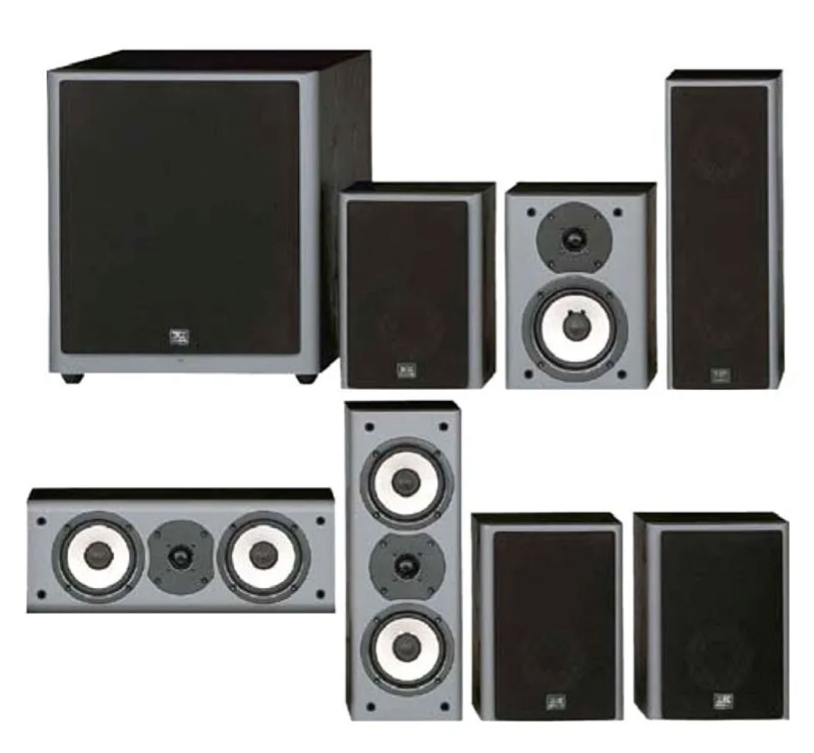 onkyo 7.2 THX Certified speakers SKF-960F, 2 Subwoofers