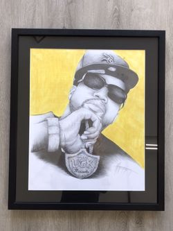 UGK Underground Kingz Pimp C Original signed Pencil Drawing