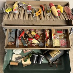 Vintage Tackle Box Vintage Lures Vintage Fishing Gear