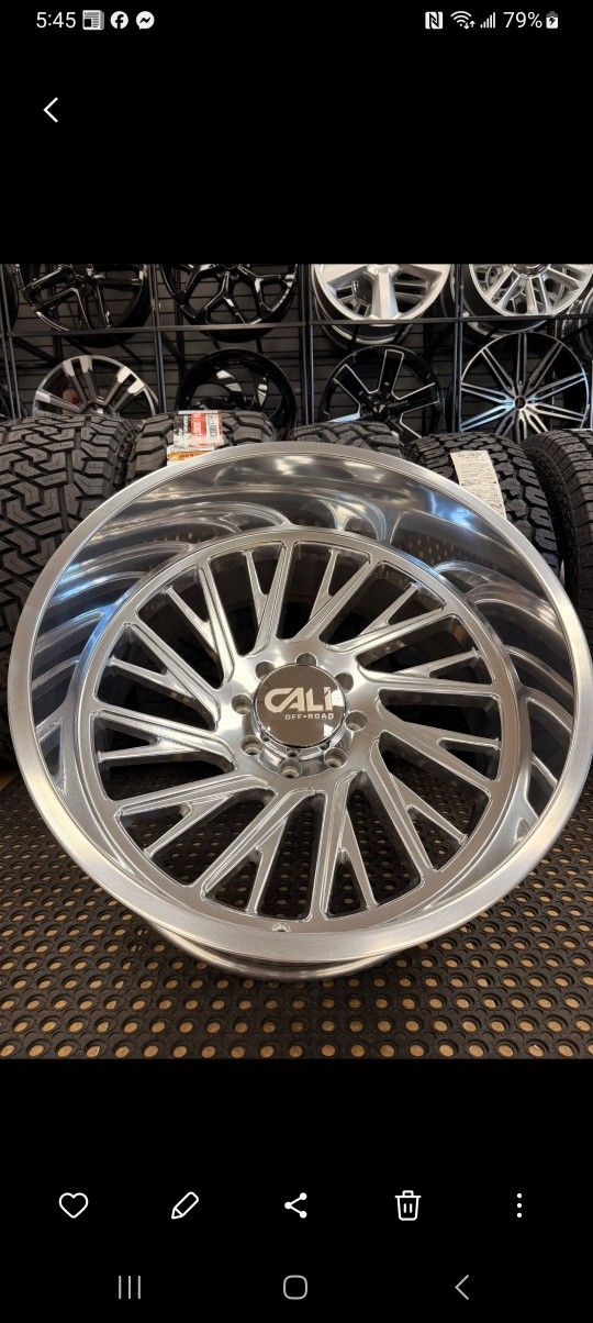 Cali Vertex 9116 Polished 26x14 8x165