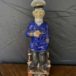EZRA BROOKS Sea Captain DECANTER, 1971, Vintage