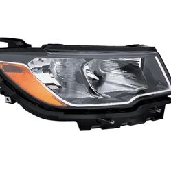 Halogen Headlight For 2017 2018 Jeep Compass 2019 2020 Base Model 2021