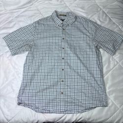 Cabelas Men's Plaid Short Sleeve Button-Down Shirt