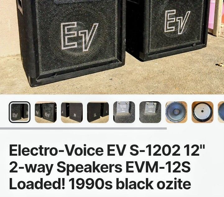 EV S-1202. Speakers