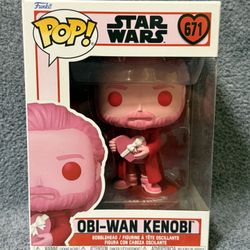 Funko Pop! Vinyl Star Wars Obi-Wan Kenobi Valentine's Day #671 Bobblehead