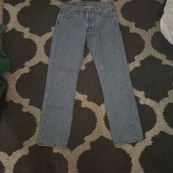 Levi 501 Blue Jeans 32w 30L