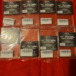 Great DEAL!!! Trading Card Holders Acrylic NBA NFL MLB 