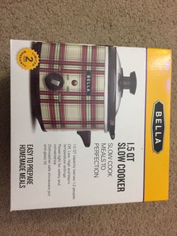 BELLA 1.5 QT SLOW COOKER