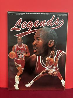 1991 Legends Sports Magazine Featuring Michael Jordan