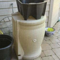 Rain Barrel And Stand