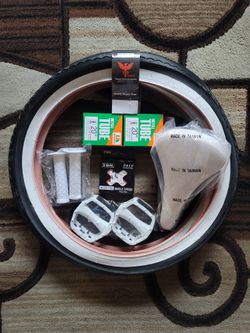 NEW Bicycle Bmx Parts Bundle 20" White