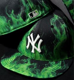 Hat club Yankees green flame (limited)