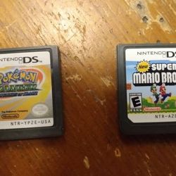 Nintendo DS Games- Super Mario Bros. and Pokemon Ranger Games