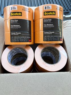 3M. 1.88”. Orange masking tape. $40 a case