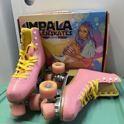 Impala Pink Quad Skates- Size 10