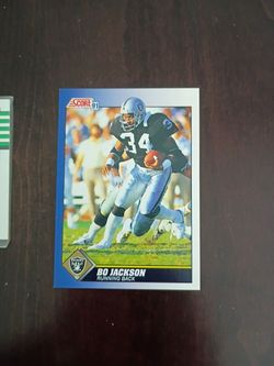 Vintage Football Cards: Bo Jackson