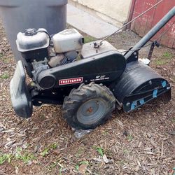 Craftsman 208cc 18" tiller dual direction tires,