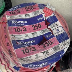 New Romex Wire 10-3