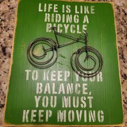 Bicycle sign art