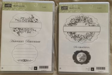 12 Piece Rubber Stamps APOTHECARY Stampin Up Cards