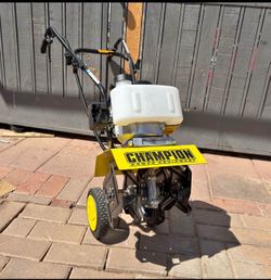 Champion Power Equipment 9.5 in. 43cc Portable Gas Garden Tiller Cultivator