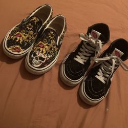 Vans For Sale 7.5 Women’s Size Both For $35