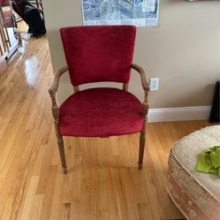 Vintage red chair