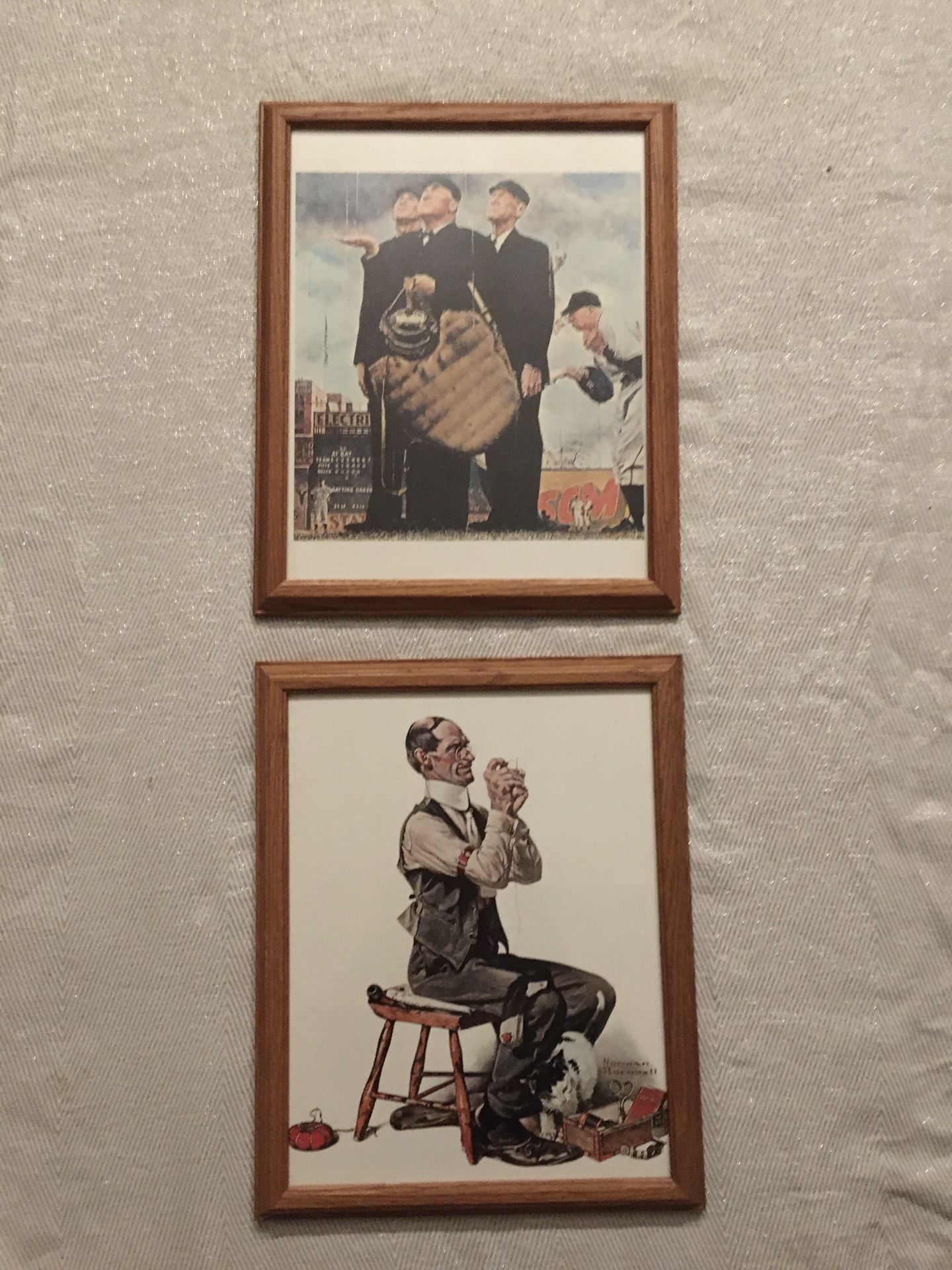 Two Large (11x14) Norman Rockwell prints
