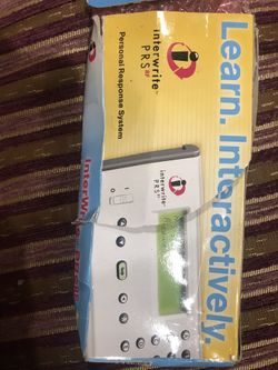 Personal Response System interwrite PRS