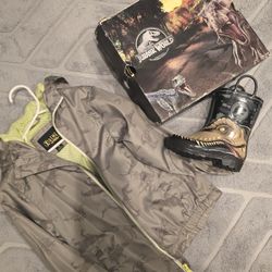 Rain Jacket And Boots