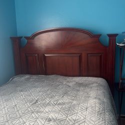 Bed Frame w/Box Spring and Dresser . NEED GONE TONIGHT !!! BEST OFFER 