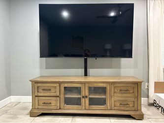 Tv console with mount