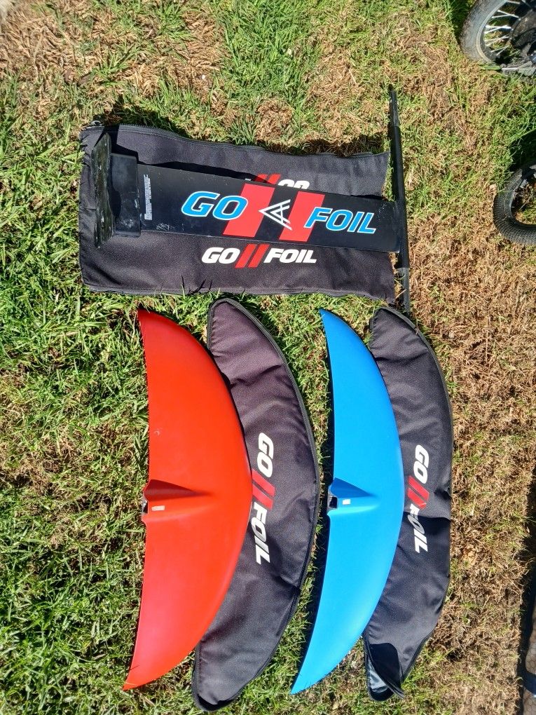 wing foil mast and foils