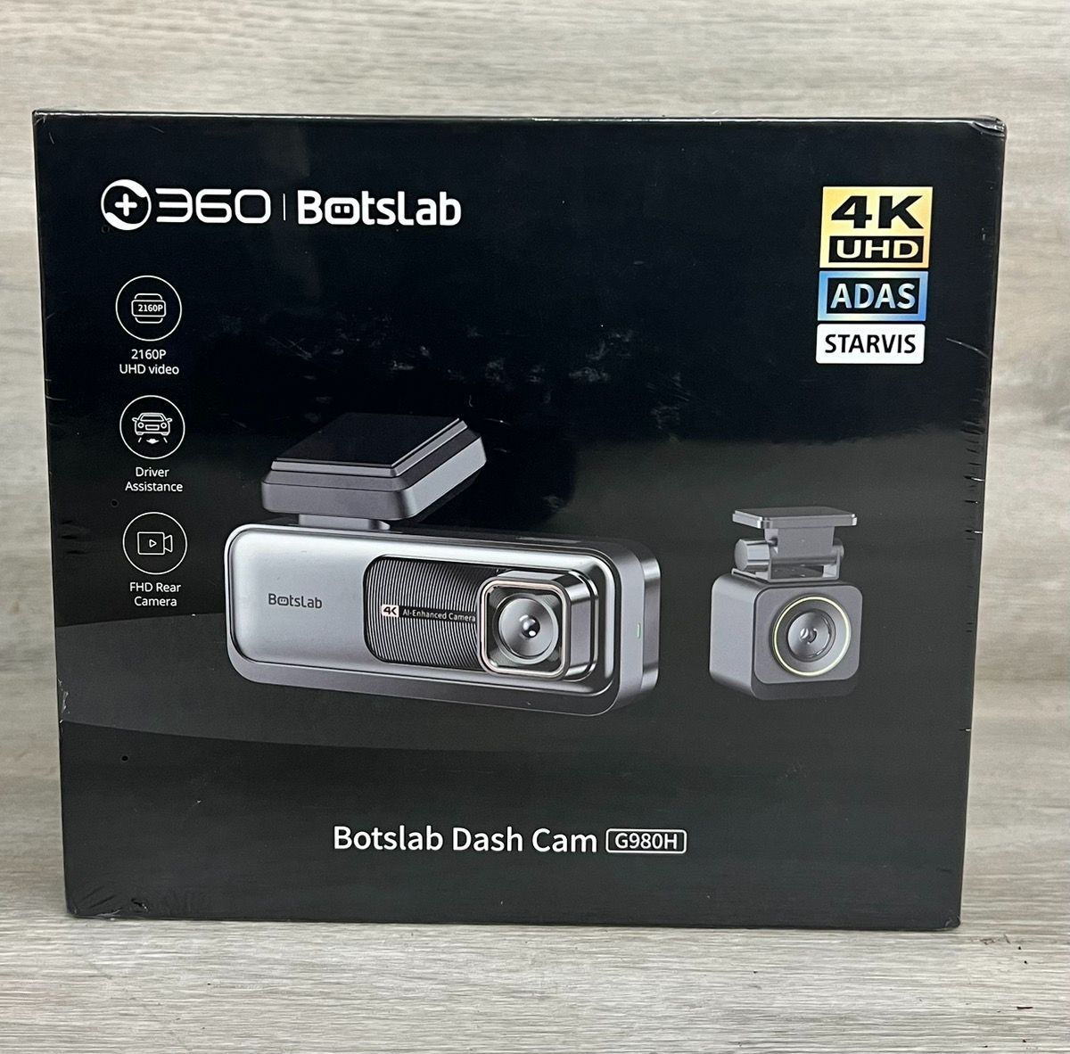 Botslab G980H Dash Cam Dual-Channel 4K Front 2K Rear (PO1022272)